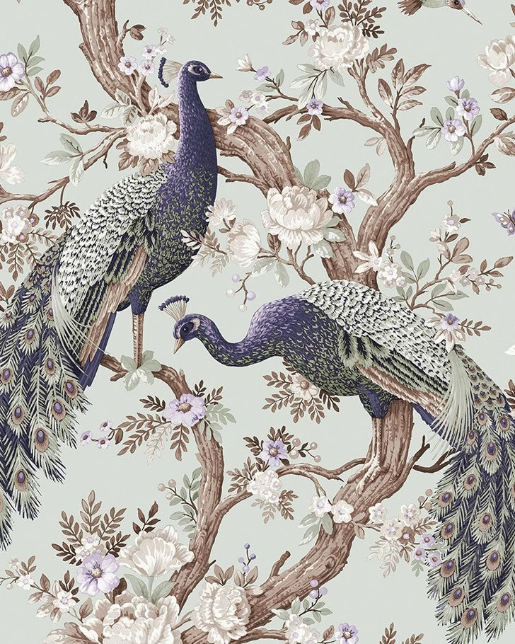 Belvedere Duck Egg Wallpaper
