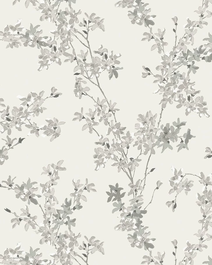 Forsythia Steel Wallpaper Sample