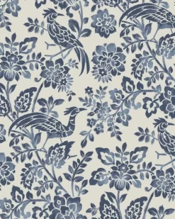 Adain Palace Dark Seaspray Blue Wallpaper