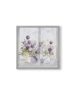 Allium Blooms Framed Print Wall Art