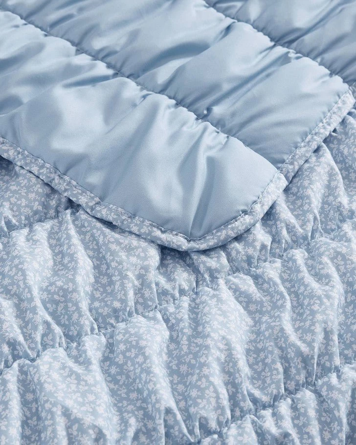 Amalia Microfiber Blue Quilt Set - Image 12