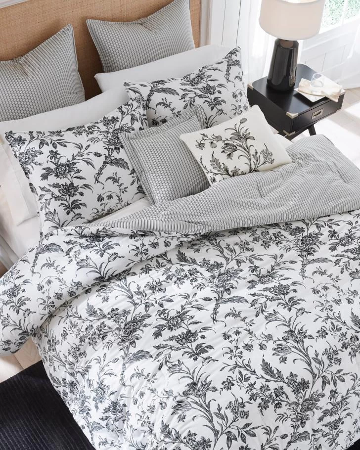Amberley Charcoal Comforter Bonus Set - Image 3