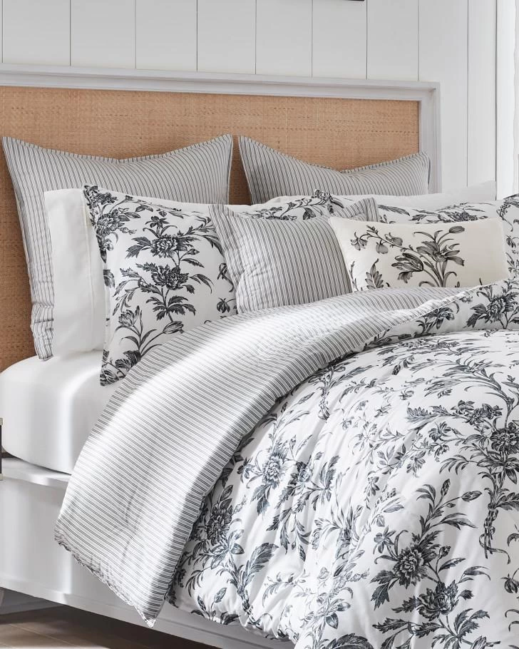 Amberley Charcoal Comforter Bonus Set - Image 2