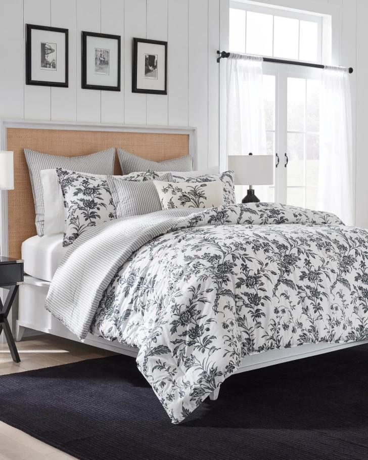 Amberley Charcoal Comforter Bonus Set - Image 11