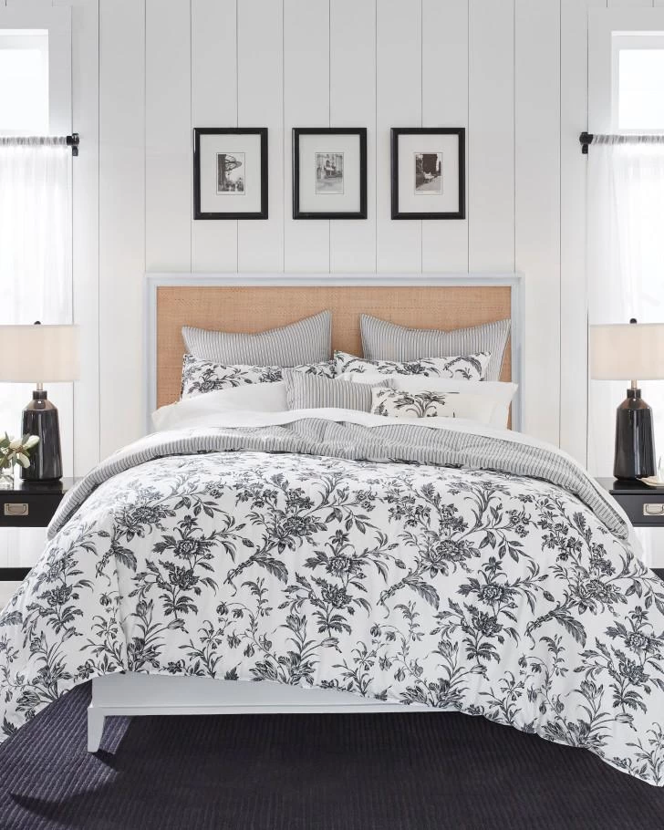 Amberley Charcoal Comforter Bonus Set