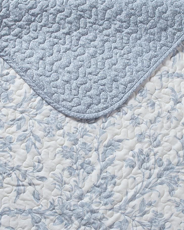 Amberley Soft Blue Quilt Set - Image 6