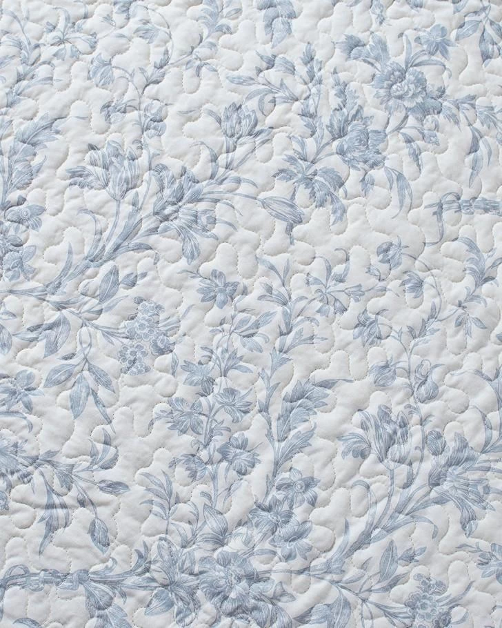 Amberley Soft Blue Quilt Set - Image 7