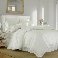 Annabella White Duvet Cover Set