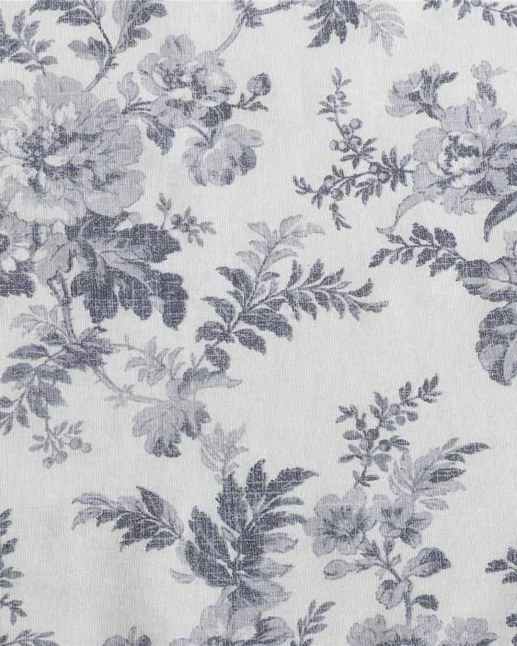 Annalise Floral Grey Tab Top Valance - Image 3