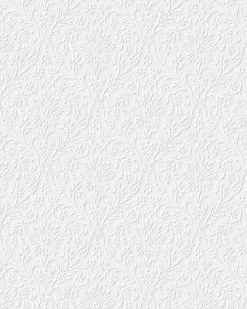 Annecy Paintable White Wallpaper