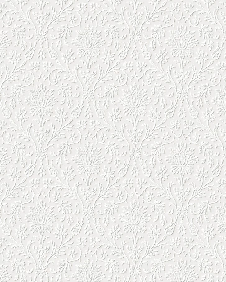 Annecy Paintable White Wallpaper