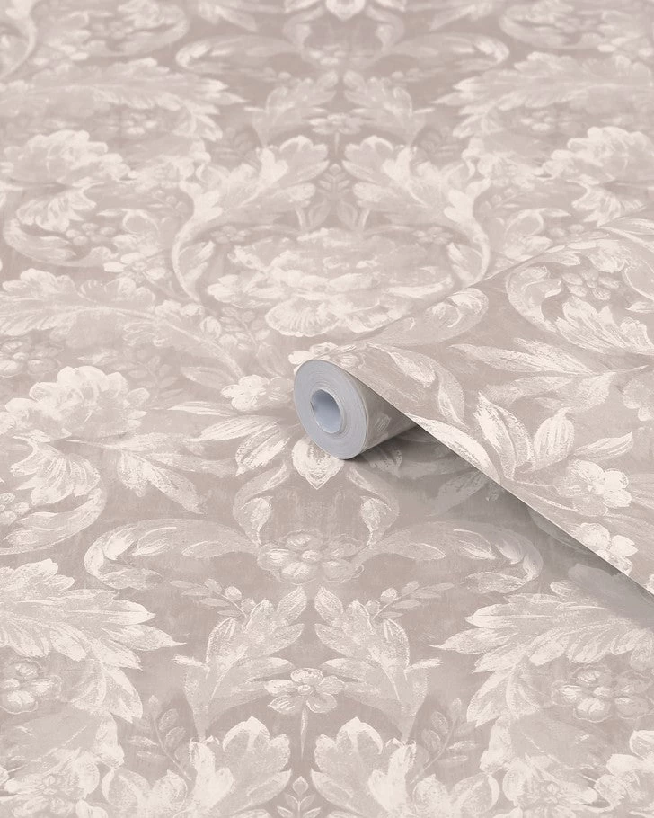Apolline Dove Grey Wallpaper Sample - Image 3