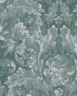 Apolline Jade Green Wallpaper Sample