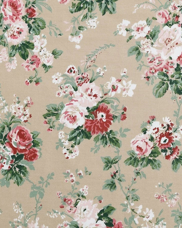 Ashfield Beige Cotton Percale Sheet Set - Image 5