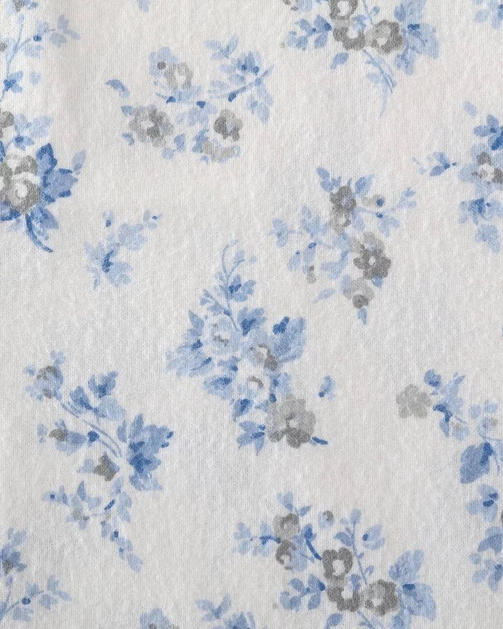 Audrey Grey Cotton Flannel Sheet Set - Image 5