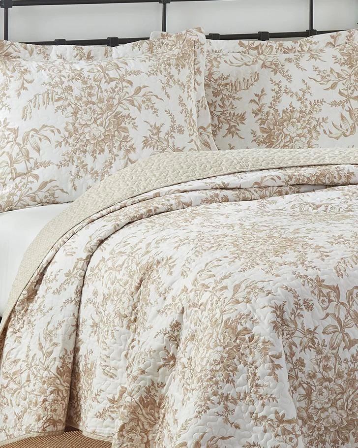 Bedford Mocha Quilt Set - Image 4