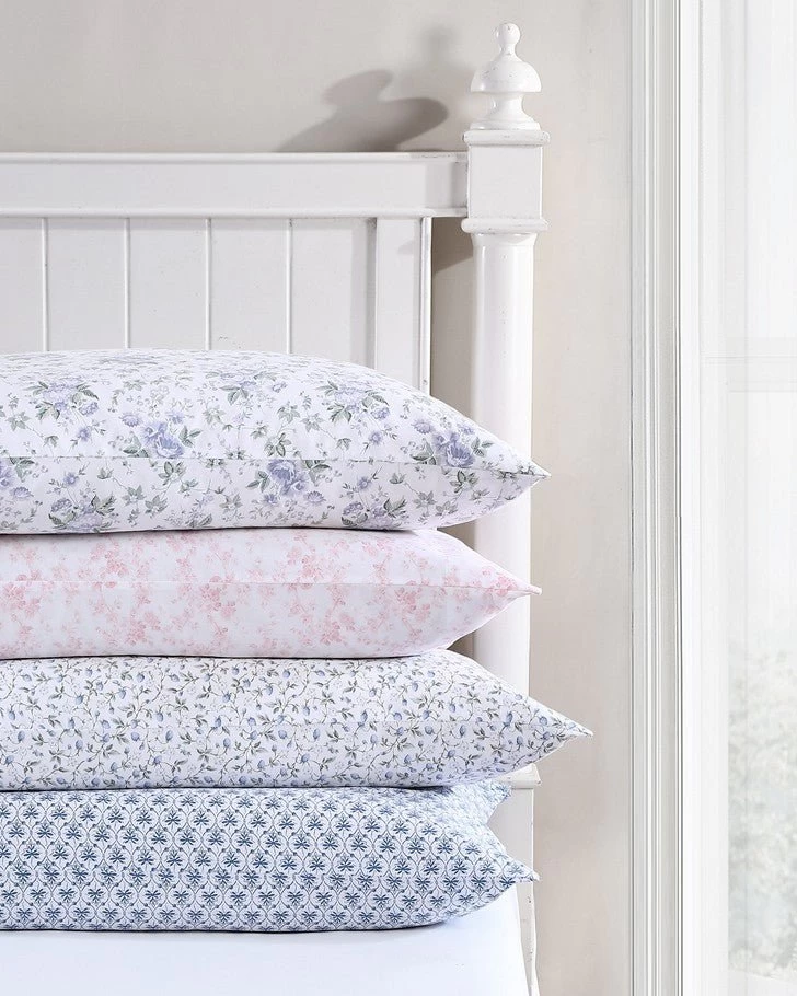 Bella Pink Cotton Sateen Sheet Set - Image 10