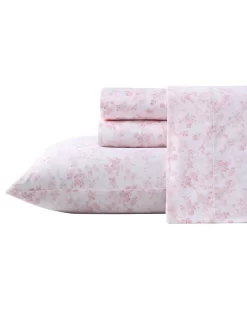Bella Pink Cotton Sateen Sheet Set