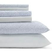 Belle Blue Cotton 6PC Sheet Set - Image 3