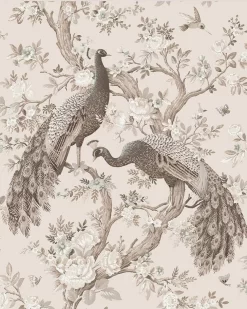 Belvedere Soft Truffle Wallpaper