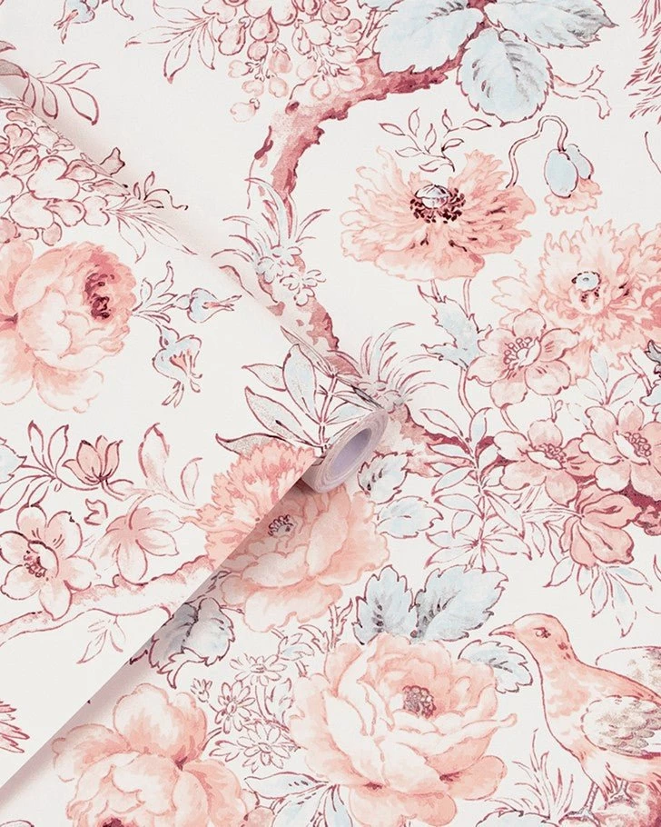 Birtle Blush Wallpaper Sample - Image 3