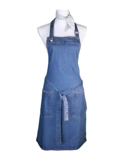 Blue Sweet Allysum Apron