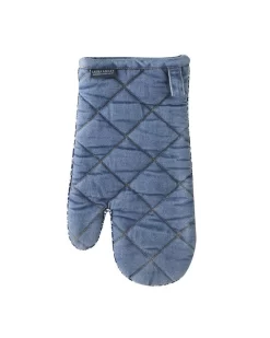 Blue Sweet Allysum Oven Mitt