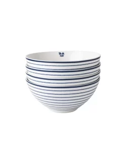 Blueprint Candy Stripe Set Of 4 Bowls