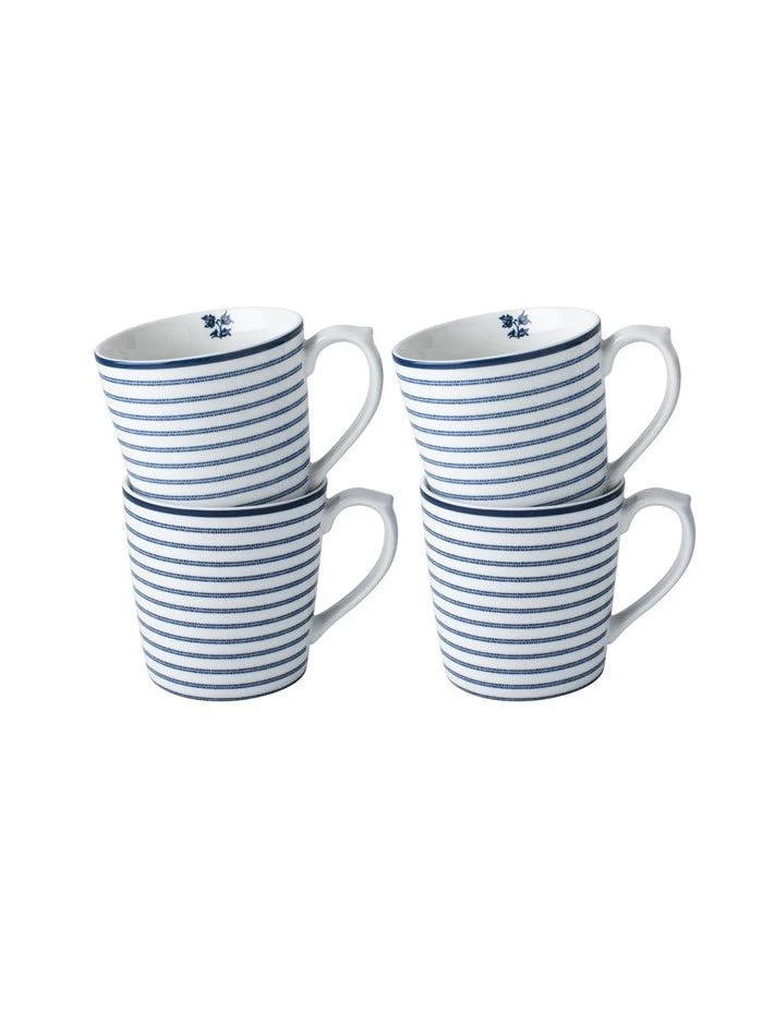 Blueprint Candy Stripe Set Of 4 Mugs (17oz) - Image 2