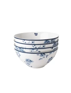 Blueprint China Rose Set Of 4 Bowls