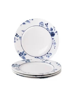 Blueprint China Rose Set Of 4 Salad Plates