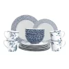 Blueprint Collection 16pc Dinnerware Set (9" Accent Plate)