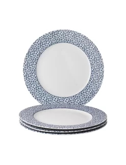 Blueprint Floris Set Of 4 Dinner Plates