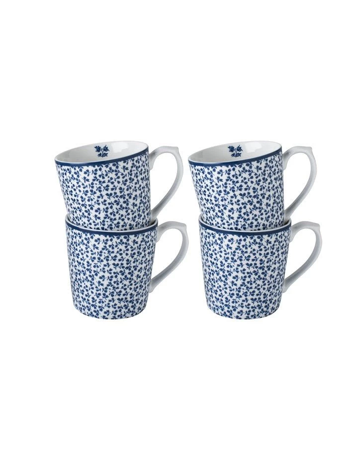 Blueprint Floris Set Of 4 Mugs (17oz) - Image 2