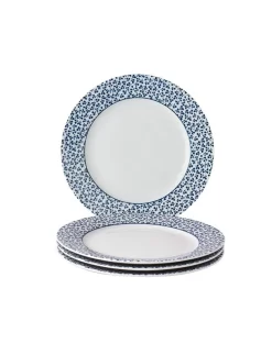 Blueprint Floris Set Of 4 Salad Plates