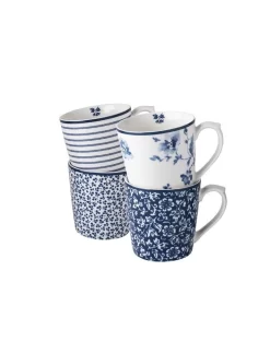 Blueprint Mixed Designs Set Of 4 Mugs (17oz)