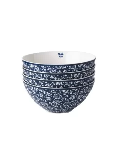 Blueprint Sweet Allysum Set Of 4 Bowls