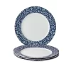 Blueprint Sweet Allysum Set Of 4 Luncheon Plates