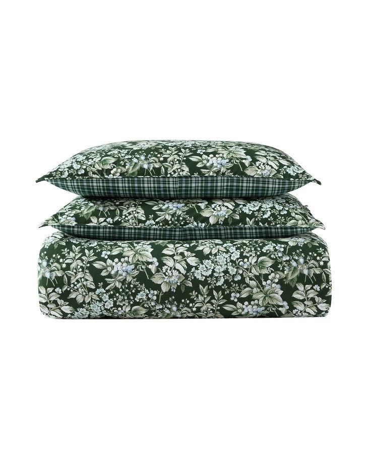 Bramble Floral Green Duvet Cover Bonus Set - Image 6