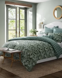 Bramble Floral Green Duvet Cover Bonus Set