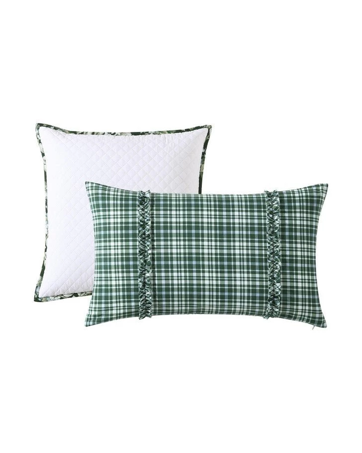 Bramble Floral Green Duvet Cover Bonus Set - Image 10