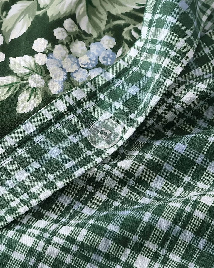 Bramble Floral Green Duvet Cover Bonus Set - Image 5