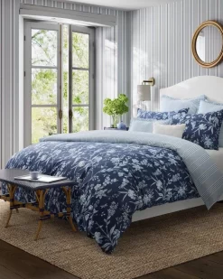 Branch Toile Blue Duvet Cover Bonus Set