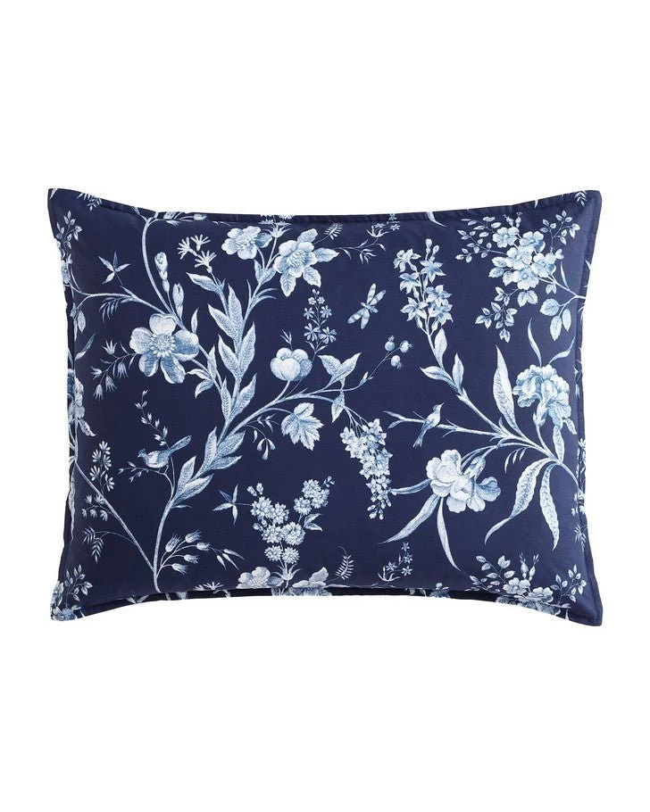 Branch Toile Blue Duvet Cover Bonus Set - Image 7