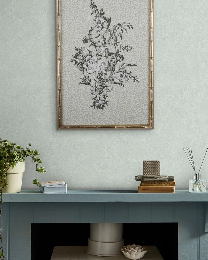 Brindley Plaster Duck Egg Blue Wallpaper - Image 4