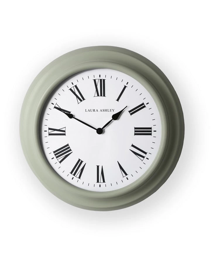 Sage Green Large Wall Clock