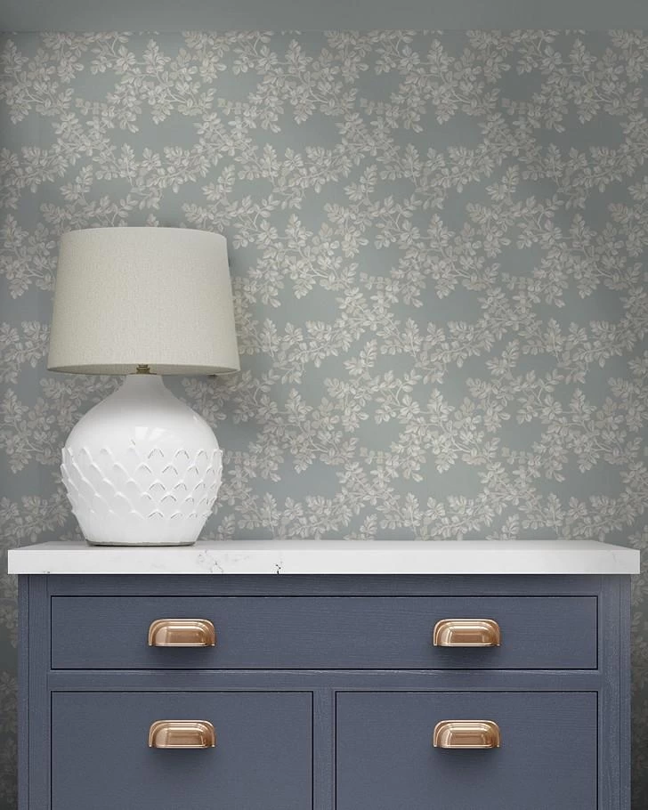 Burnham Pale Seaspray Wallpaper Sample - Image 2