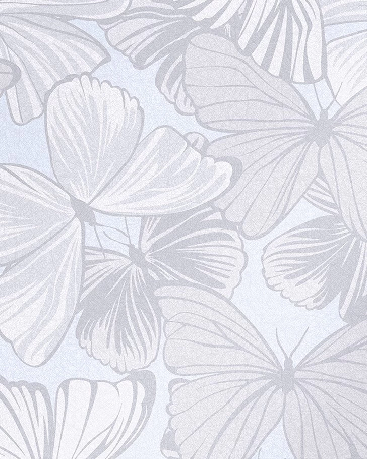 Butterfly Garden Sugared Grey Wallpaper Sample