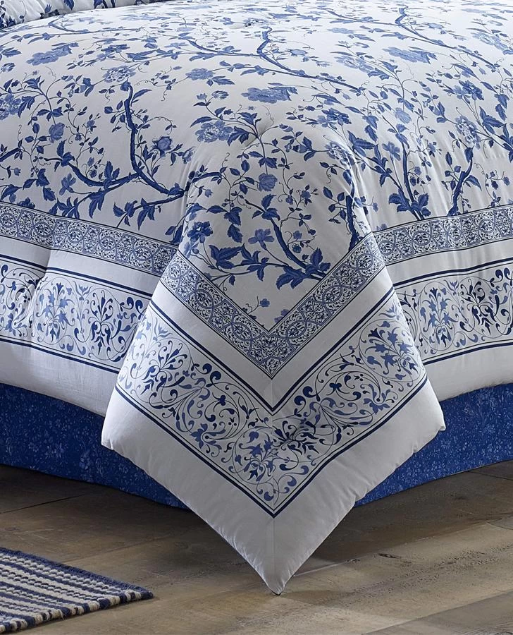 Charlotte Blue Duvet Cover Set - Image 6