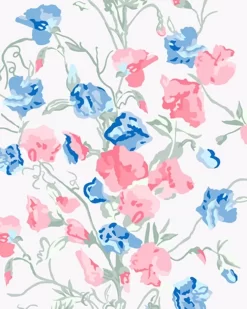Charlotte Coral Pink Wallpaper